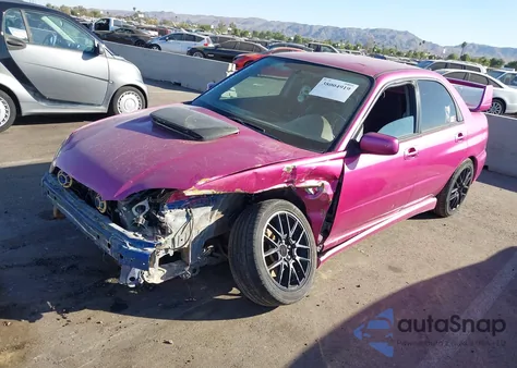 2005 Subaru Impreza Wrx из США, поврежденный, VIN JF1GD29605G508088